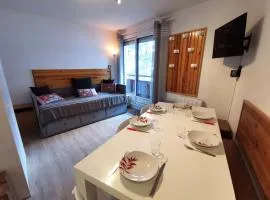 Charmant 2 Pièces Cabine, Proche Pistes, Balcon, Cuisine Équipée, Idéal Famille - Les Adrets - FR-1-771-61