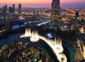 2BHK Fountain Show & Burj Khalifa View 1 Min to Dubai Mall
