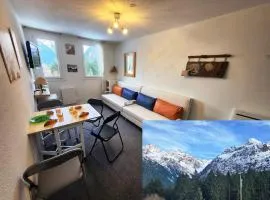 Studio-cabine pratique en RdC, au calme, avec vue