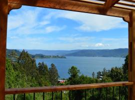 Cabaña con vista al mar y bosque nativo, hotel i Valdivia