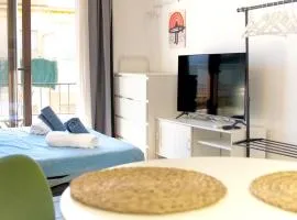 Estudio con piscina en Platja Griells