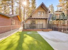Walk to Trolley! Big Bear Family Cabin with Deck