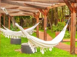 Domek w balticnaturpark Komfortowy Raj Dla Dzieci Alpaki