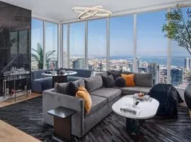 Entire Floor 2BDR w Luxury Amenities Balcony SkyLux Penthouse by AvantStay