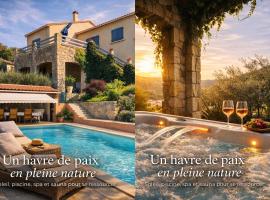 Le domaine des Oliviers ALES Piscine Jacuzzi Sauna, hotel in Alès
