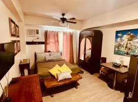 Vintage Modern Studio Condo Unit with Balcony