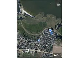 Beach house on the lagoon