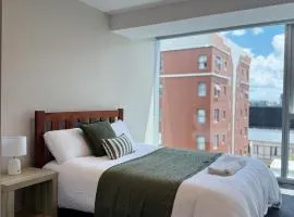 Central City Sky Tower and Harbour Views