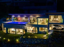 Iconic 5BR Panoramic Seaview Authentic Boho Villa, hotel in Koh Samui