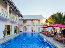 White Elephant Hostel, hotel barato en Luang Prabang