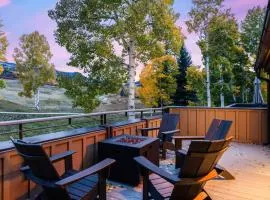 Steps from Snowmass Village Fireplace Firepit Mountain Views Aspen Glow Retreat by AvantStay
