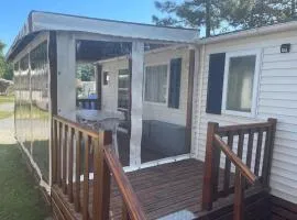 Bungalow accueillant avec vue sur la mer à Bernières-sur-Mer
