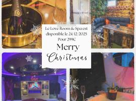 Sensual SPA- Love ROOM Jacuzzi Hammam Terrasse, Hotel in Nancy