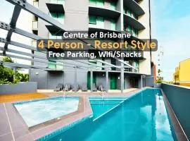 CBD - Free Parking - Pool Spa Gym - 4 People