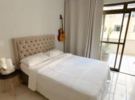 No centro com Varanda, Smart Tv, Elevador e Garagem Paga: Viçosa'da bir otel