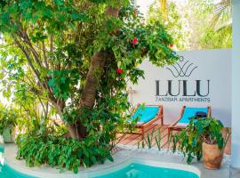 Lulu Zanzibar Apartments, hotel a Jambiani