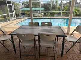 Tropical Getaway! Gulf access & heated pool!