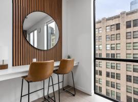 Premium Downtown High-Rise Condo with Pool, Parking, Gym, condo in Indianapolis