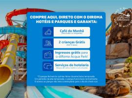 diRoma Fiori direto com o Grupo diRoma com acesso ao Acqua Park e Caf&eacute; da manh&atilde;, hotel near Caldas Novas Airport - CLV, Caldas Novas