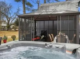 Stylish Hot Tub Retreat with Ping Pong home