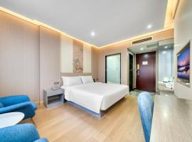 五悦悦心酒店六号库上饶市一中店 Wuyue Yuexin No6 Library Shangrao Passenger Transport Center Branch, hotell i Shangrao