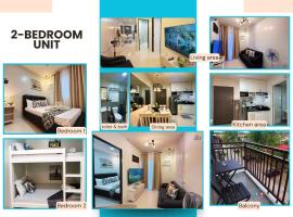 Viesnīca Family Getaway 2BR with Bunkbed, Balcony Condo Near Airport - B2 4Kunzite Puertoprinsesā