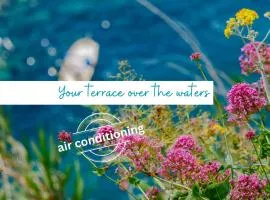 La Lampara Sea View Terrace Apartment with AC