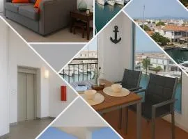 Apartamento Salins vista al canal de Empuriabrava