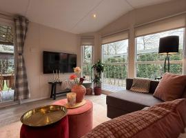 VELUWE CHALETS PUTTEN - Chalets on Park De Eyckenhoff - Private gardens and Saunas on Nationaal Park De Veluwe - Design Chalets with Cosy Setting, hotel in Putten