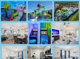 3BR Windsor Hills Condo Water Park and Skeeball Near Disney No Resort Fees, hotel en Orlando