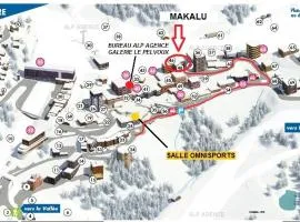 Résidence Le Makalu - 4 Pièces 8/9 pers - LE MAKALU -034MA- PLAGNE CENTRE - WIFI MAE-5964