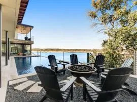Heated pool Lake Travis Waterfront Home and Dock