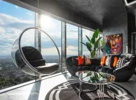 Hanza Tower CITY PANORAMIC 19 Pool & Jacussi & Sauna & Jacussi