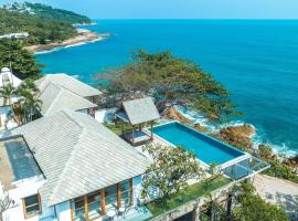 The Viva villa, Luxury Bali-Style 5-Bedroom Sea View Pool Villa at Bophut Beach, Koh Samui, hotel in Amphoe Koh Samui