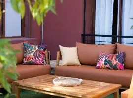 Accès direct piscine - appartement avec jardin