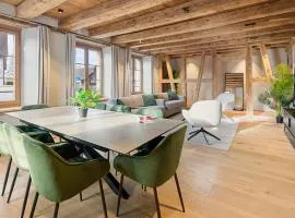 Visionary Hospitality Bassersdorf, Zürich - Premium Apartments in Swiss Style with Free Parking, Washer, Kitchen, Terrace, Vaulted Cellar Event Room, Bus Stop, 15' City & Airport