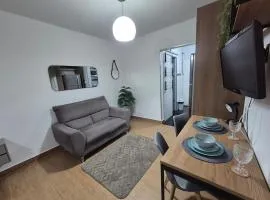 Complete and cozy studio with parking space