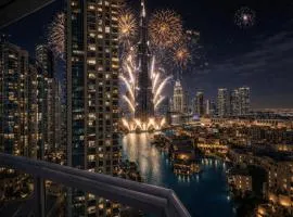 Durrani Homes - The Residences 5BR Besides Dubai Mall with Burjkhalifa and Fountain view