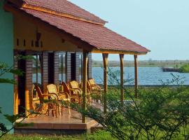 爪哇潟湖住宿加早餐旅館，龐岸達蘭的海濱度假屋