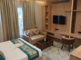 Hotel Global INN, hotel en Ghatgān