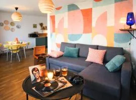 Vinyle club-rétro 70's-6 pers-Terrasse-Wifi-Parking