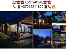 Naujai įrengtas atostogų namelis