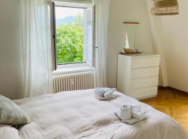 Fantastically beautiful old building apartment with lake view, hotel in Männedorf
