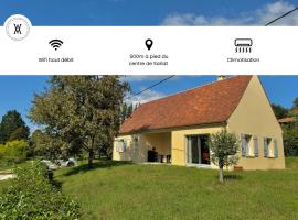 Maison de plain-pied, avec climatisation, à 700 M du centre de Sarlat, khách sạn ở Sarlat-la-Canéda