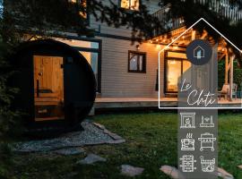 Chalet Chti - bord de l'eau mont Orford, hotel v destinaci Eastman