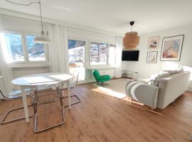 Big studio, just renovated, great views, with free parking, hotel v destinaci Leukerbad