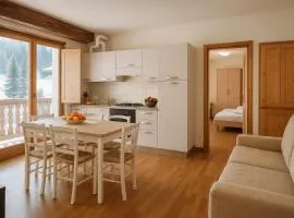 Refuge in the Belluno Dolomites with a view of Boite