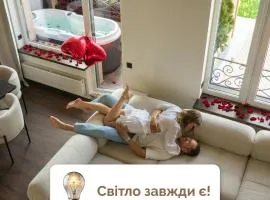 SkySpa Apartments - апартаменти з джакузі на терасі з видом на Печерськ