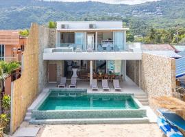 Beachfront 6BR Luxury Escape Private Pool, hotel i Koh Samui