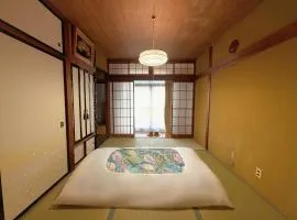 青熙别邸-紫式部A101 园景和室双人房 庭院 雪景 文学居所 Jr小樽站步行6分钟 一层